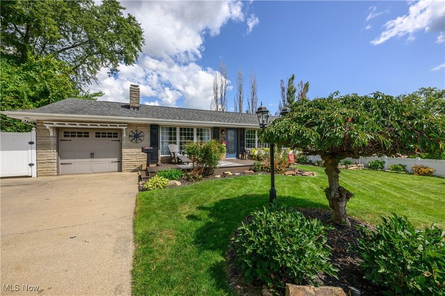 This home is so charming, full of character and has so many updates. It has a new kitchen with beautiful butcher block countertops. It also has living areas on two levels, both which have the ability to walk outdoors. Outside, on the lower level,  it boasts a fully fenced back yard, on the upper level, you can enjoy a large, gorgeous deck or a quaint porch in the front.