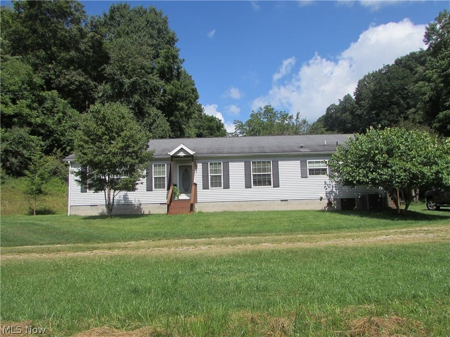 Located in the country is this 3 bedroom 2 bath home that offers a large living room with fireplace. Nice kitchen area with lots of cabinet space. Front and side porches a large  8'x31' back porch where you can sit and watch the wildlife. There is 2 grange's 1 is 20x20 and the other one is 25x54. Also there is 2 20x20 carports, small greenhouse, chicken coupe, and out building. Big yard with a garden area and meadows. All this sits on 130 acres with free gas APO. There is also 4 apple, 1 cherry, 2 plum and 2 peach trees. The hunting is very good in this area. This property can be bought 3 different ways.
 #1--Home and 37 acres $249,900 
 #2--Home with 37 acres $249,900 plus additional 93 acres at a cost of $90,000 (Seller will consider owner financing separately on the 90 acres), if purchased with the home.
#3--Or sell the 93 acres separate for $115,000