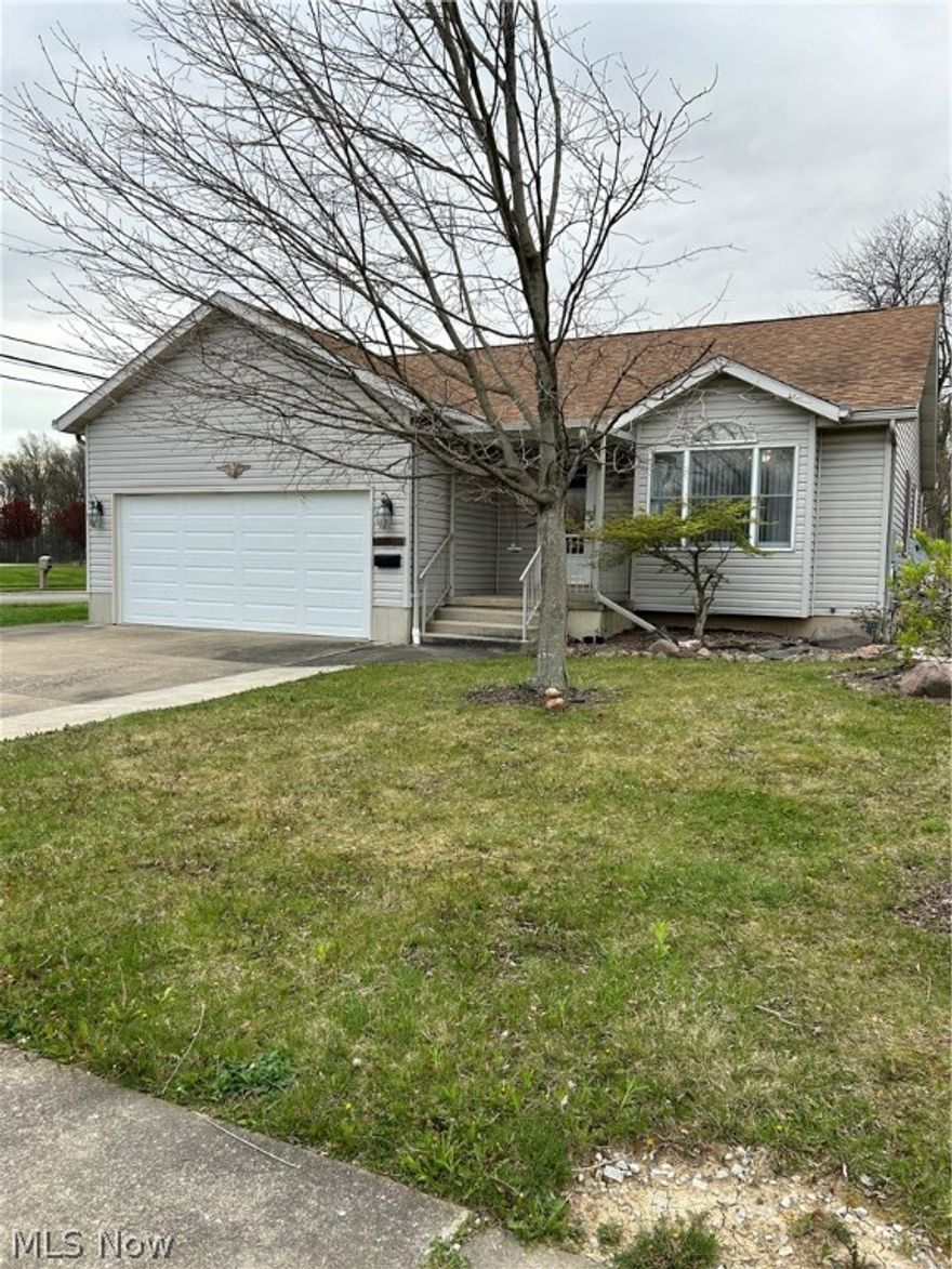 Well kept ranch home on a corner lot with 2 bedrooms, 2 full baths & main floor laundry.  Includes appliances.  Nice 3 season room on the back of the house that overlooks a partially fenced yard with a concrete patio & a storage shed.  This corner lot close to 2 parks & Ernsthausen Center in Norwalk.