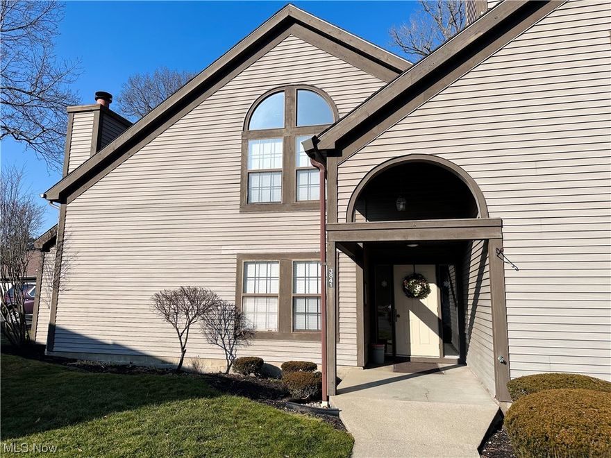 The perfect blend of comfort and convenience can be found in this spacious townhouse condo nestled in a prime location with easy access to shopping, dining, entertainment and major highways. Step inside and be greeted by a spacious and flexible open floorplan, perfectly crafted to meet the demands of today's lifestyle. The layout seamlessly fuses the living, dining and kitchen areas, creating a harmonious space to entertain guests or simply relax and unwind. The living room features a gas fireplace and slider to the patio, while the kitchen provides everything you need including convenient bar seating. A large laundry room, half-bath, pantry, coat closet and direct access to the attached garage complete the main level. Upstairs you'll discover a nice-sized primary bedroom with walk-in closet and attached three piece bath. A guest bedroom and bath, plus a terrific loft area, wrap up the second level. Skylights and large windows bathe this level in natural light. Ample closet and storage space can be found throughout the entire unit. Residents of Northwoods enjoy a community clubhouse and inground pool during the warmer months, along with plenty of visitor parking. If you've been searching for easy, hassle-free living in a great location, this is it!