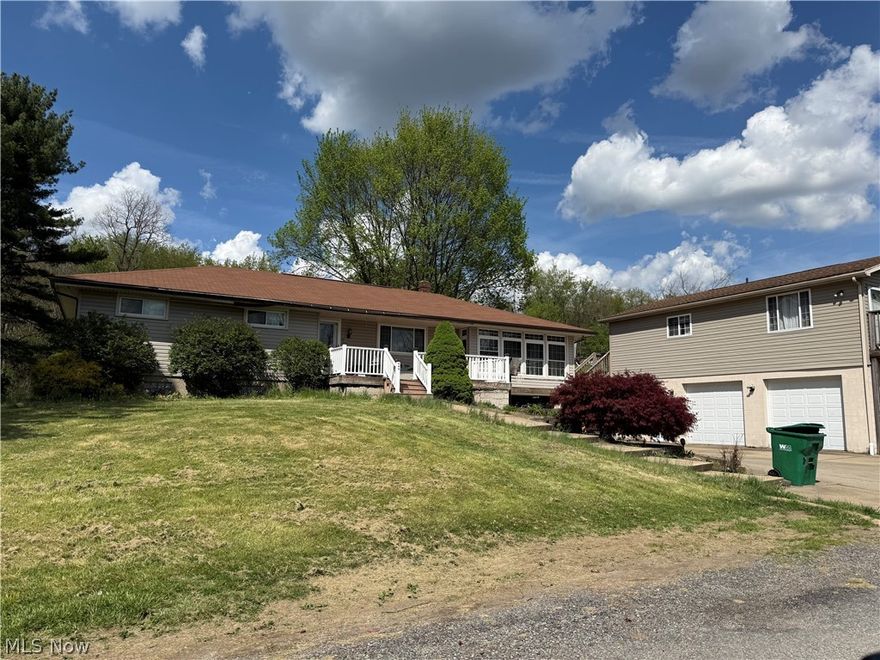 Welcome home to this three bedroom two full bath home.  Nice large room sizes. There is also a detached two car garage with living quarters above as well.  Living area above garage consists of two bedrooms one full bath first floor, laundry and plenty of room for storage in the lower level.