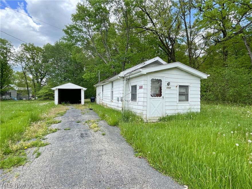 Investment opportunity! Grab your tools and get ready to discover the potential within this, currently unfinished, 1 bed, 1 bath home sitting on a double lot on a dead end street in McDonald.  Sellers expected to get $600/month rent once the home was finished. Selling AS-IS.  Sellers are licensed Realtors.  MULTIPLE OFFERS - Highest & Best offers due Monday 5/13/24 by 6pm.