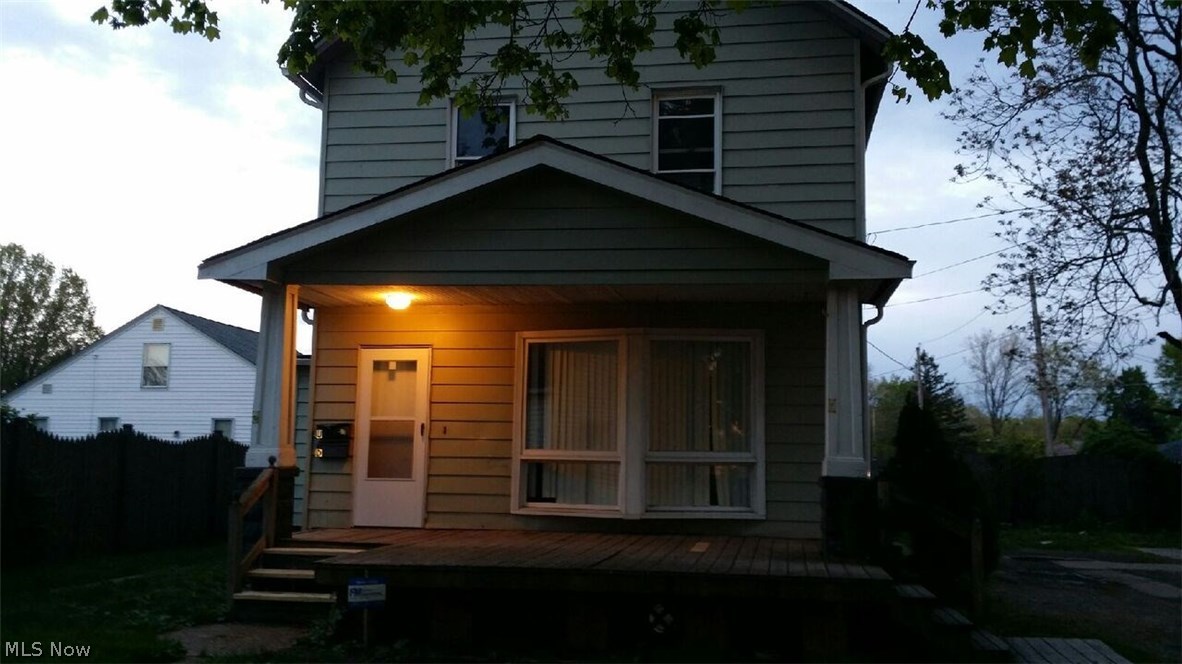 2 family - 100% occupied. Down tenant is $465/month rent, and is month to month. UP tenant is month to month, $525/month. Both tenants pay gas/electric utilities. There is no garage, but the parking pad/area has 4-5 parking spaces. Basement is common and off the side of the building that has laundry hook ups, and both furnaces/HWT's.
The home has replacement vinyl windows, and the hot water tanks have both replaced in the last couple years, and the front porch was re-built in 2014.