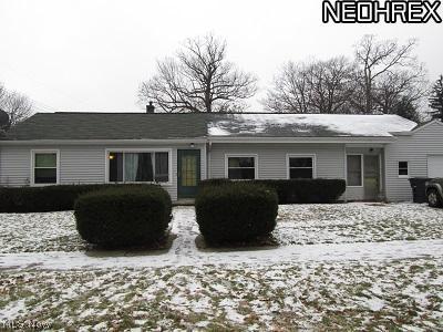Terrific starter home with little to do or super turn-key investment property. 3 bedrooms with newer Vinyl siding, windows and roof done in 2007. New tile in bathroom and hot water tank in 2013. Newer appliances stay as a gift to the buyer. 1 1/2 car garage is attached and first floor laundry and storage. Priced to sell! Sold AS IS because of the estate. Seller to make no repairs.