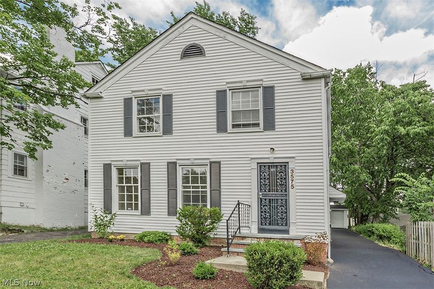 Lovely colonial located in beautiful Shaker Hts. Remodeled and updated throughout. Large formal living room w/ stone fireplace that opens to formal dining room. Remodeled eat in kitchen w/ newer cabinets and all appliances. Amazing addition off back of house that adds a great family room on first floor and bonus room up that could be a possible 4th bedroom. Spacious master bedroom has its own full bath! Three additional bedrooms share a main hall bath. Partially finished basement. New furnace, new hot water tank and updated electrical. Detached 2 car garage. Move right in!