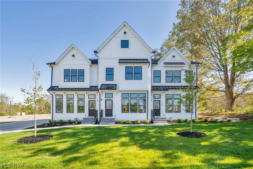 Welcome to Cider Mill Townhomes in historic Chardon — where modern luxury meets timeless charm at the site of the historic Cider Mill. This exclusive community offers a rare opportunity for private ownership of individual yards and driveways within a thoughtfully designed neighborhood setting. These spacious modern farmhouse-style townhomes feature open-concept floor plans with 3 bedrooms, 2.5 bathrooms, and abundant storage, including full basements with optional finishing for additional living space. Upscale finishes include Frigidaire appliances, quartz countertops, luxury vinyl flooring, and more. Residents enjoy low-maintenance living with landscaping and snow removal included in the HOA fee, along with community amenities such as scenic tree-lined walking paths, a private picnic area, and pet-friendly outdoor spaces. Buyers also have the opportunity to personalize their home with custom finish selections and up to 10 hours of complimentary interior design consultation. 
It’s not just a place — it’s a feeling. Life at Cider Mill Townhomes in Chardon is about more than where you live; it’s about how you live — a slower, sweeter, more intentional lifestyle. Located just 35 miles from Cleveland, Chardon offers the perfect blend of small-town charm and convenient access to big-city amenities. Experience refined living with historic character at Cider Mill Townhomes — reserve your new home today.