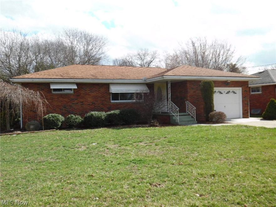 Well built and maintained brick ranch on a quiet cul-de-sac. This three bedroom, three bath home has an updated kitchen with family room, new furnace in 2015 with lifetime guarantee, original oak hardwood under carpet, vinyl replacement windows, whole house tankless hot water heater, 200 AMP Service, 1st floor laundry and screened 31' X 10' sun porch. The huge level lot offers tree lined privacy, two storage buildings and a workshop. Great house for first floor living with a rec room in the basement.