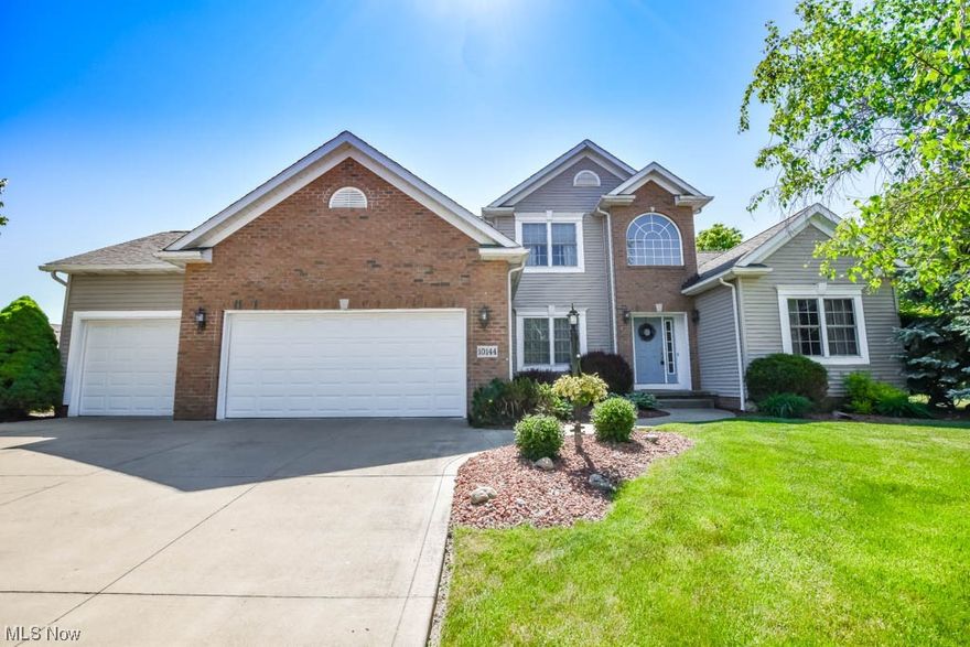 Beautiful one-owner, 4 bedroom, 2.5 bath colonial w/ first floor primary suite in the sought-after neighborhood of Shepherds Gate! As you enter the home, you will be greeted by a formal dining room off of the foyer, perfect for hosting dinner guests or holiday gatherings. The eat-in kitchen offers casual dining & features plenty of cabinet space, granite countertops, stainless steel appliances, & a huge walk-in pantry to store all of your cooking essentials. The 2-story great room is the centerpiece of the home & features a cozy gas fireplace, providing the perfect place to unwind after a long day. A designated 1st floor office is ideal for working remotely or as a quiet space for studying. A desirable first floor primary suite is complete with a jetted tub, separate shower, & double sink vanity, providing a luxurious and relaxing escape. Upstairs, you'll find 3 more bedrooms, including a junior suite with private access to the main full bath, perfect for guests or teenagers. The full unfinished basement adds an abundance of storage space & the potential for future expansion to create even more living space. Outside, the backyard offers a concrete patio that looks over the level backyard, great for pets or children. An attached 3 car garage and low traffic cul de sac street complement this meticulously maintained home in North Canton schools. Don't miss out on the opportunity to join the Shepherds Gate community! Call to see it today!