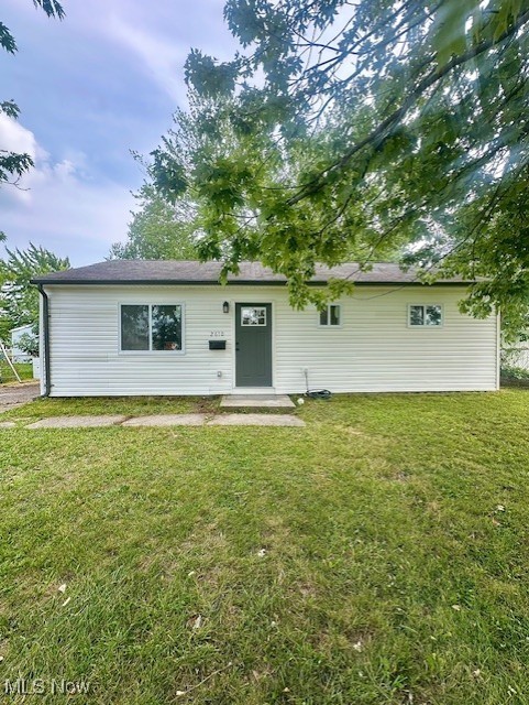 Welcome to this completely updated ranch home, where modern comfort meets stylish design! This lovely residence features 3 nice-sized bedrooms and an open-concept living area, perfect for both relaxing and entertaining. Step outside through double doors to a spacious backyard, offering endless possibilities for outdoor enjoyment. With new siding, flooring, lighting, windows, roof, hot water tank, and more, this home is truly move-in ready. Don't miss the opportunity to make this gem yours!