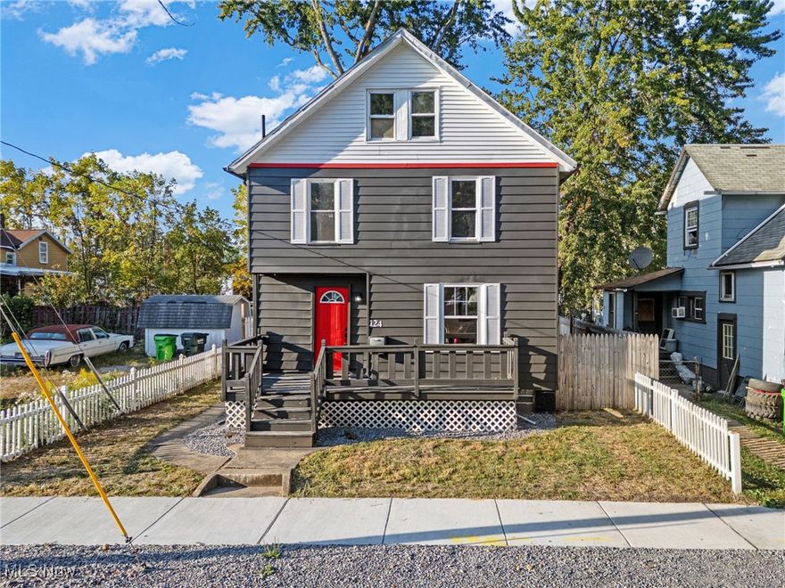 Welcome home! This sleek, updated colonial is move in ready. Four generous sized bedrooms including an upstairs loft with a sky light, and two full bathrooms. A partially finished full basement, and kitchen with refrigerator and range. Full basement with washer and dryer hookups. Walk-out to your back yard with a spacious deck & privacy fencing in yard! Enjoy morning coffee on the spacious front deck. Check it out.