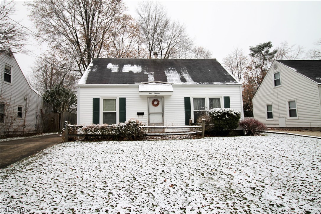 This charming well cared for cape cod with four bedrooms, one full bath has so much character and endless possibilities. Come on into the large living room which has abundant of windows to let the natural light shine through and is open to the kitchen, hallway that leads to the two first floor bedrooms and full bath. The remodeled and bright first floor bathroom has a beautiful tile shower. The bright kitchen has so many possibilities. The upstairs offers two more large bedrooms or could be used as a rec recreation area, office, etc. There is a detached one car garage that leads to the fenced in backyard that offers a patio area for entertaining or just relaxing. The home has so many recent updates that include new carpet, new April Aire, recently replaced hot water tank and newer vinyl windows. You're precious memories begin right here!
