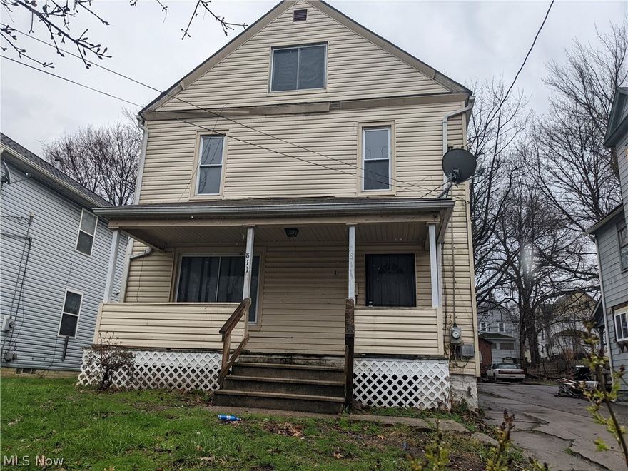 4 Bedrooms with additional room in the attic for a 5th!  Tons of potential with this home.  It has convenient access to downtown and highways.  Make this your next home or add to an investment portfolio!  Front porch. Deep backyard. and lots of space.