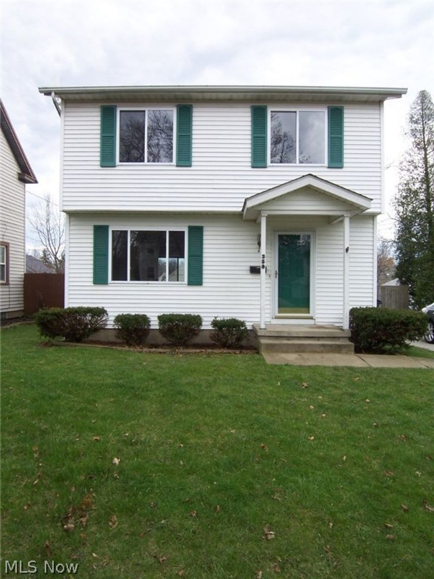 Updated, move-in ready Firestone Park Colonial! The house has many updates including fresh paint, new windows, sliding glass door, and carpet in the basement. Enjoy the deck and fully fenced in back yard this Spring. Home warranty offered from America's Preferred Home Warranty.