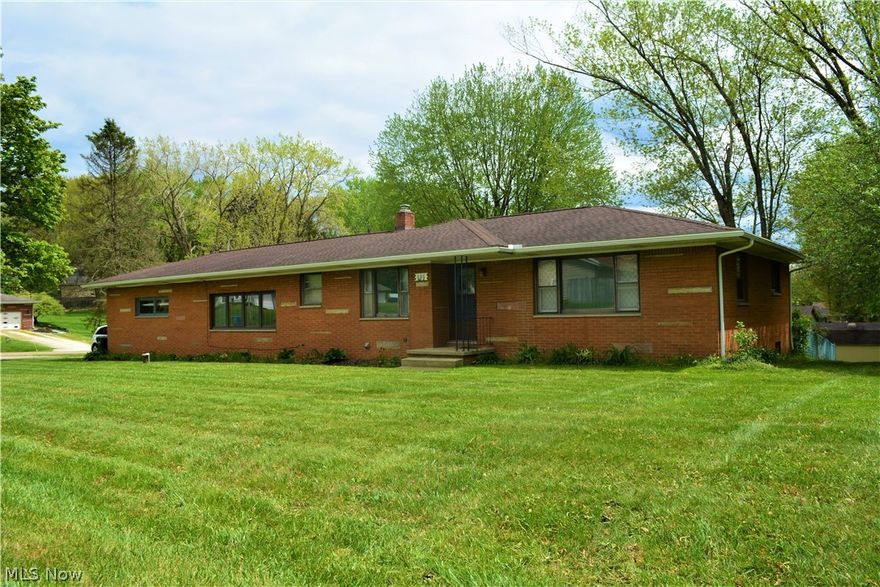 Welcome to this spacious brick ranch located in Green LSD! This home has so many great features such as, a half acre, partially fenced lot, nice size rooms throughout, including a bonus room off the garage that is currently being used as an office, a relaxing sunroom, a currently unfinished, sound basement with so much potential, all this tucked away in a well established neighborhood! Some updates include, electrical panel 2016, gutters/downspouts 2017, water softener 2017, water heater 2017, newer septic system (aeration), plus many more. Sellers have also included a 1 year home warranty for your extra peace of mind! Priced below recent appraised value!