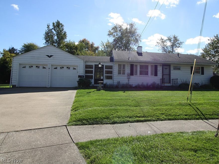 This 2 Bedroom ranch style home in Medina sits on a .2697 acre corner lot with deck and storage shed. The home has a 2 car garage attached by a breezeway. The breezeway provides added living space just off the living room and walks out onto the deck. Living room features a nice size picture window allowing loads of natural light and wood flooring under carpet. Just off the living room is the eat-in-kitchen with appliances that stay. 2 nice size bedrooms with wood flooring and a small office on the first floor. Basement is semi-finished and features a large bar with sink, a 2nd full bathroom with shower and plenty of room to entertain. Just minutes to the Historic Medina Square. Call today to schedule a showing of this home. It wont last long.