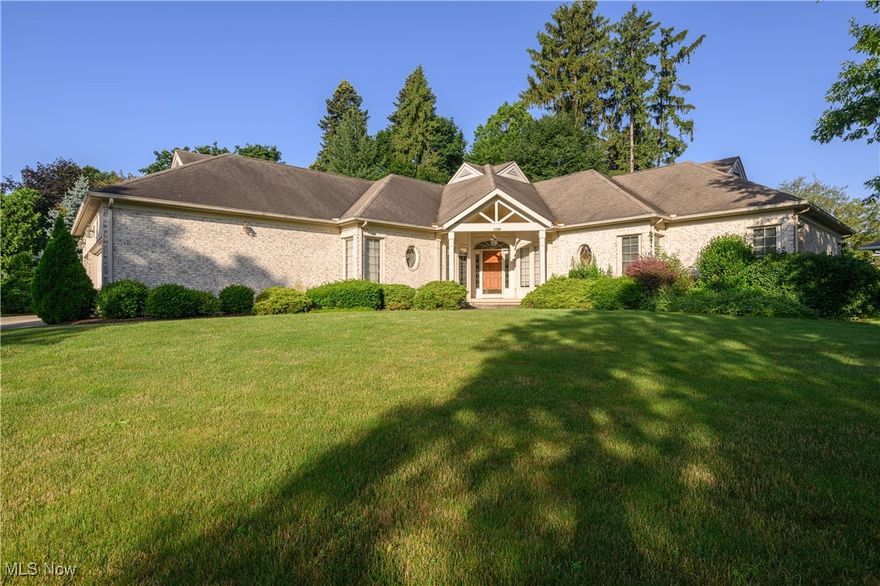 Original owners of this 3 bedroom, 3 1/2 bath brick ranch in Austin Estates. Wonderful cook's kitchen with quartz countertops, center island, tile backsplash, pantry and eating area with door leading out to the patio. Great room with gas fireplace, formal dining room and living room. Master suite with baster bath with stand alone shower, jetted tub, double sink vanity. 2 More nice size bedrooms, 1 with Jack and Jill bath. First floor laundry with closet and laundry tub. 1st Floor office. Full basement with full bath, ready to finish for additional living space or great storage/workshop. Spacious 3 car attached garage. HVAC system 10/2018. Sump pump - 2025, Roof 6/2025, HWT - 2025. House has been meticulously maintained.