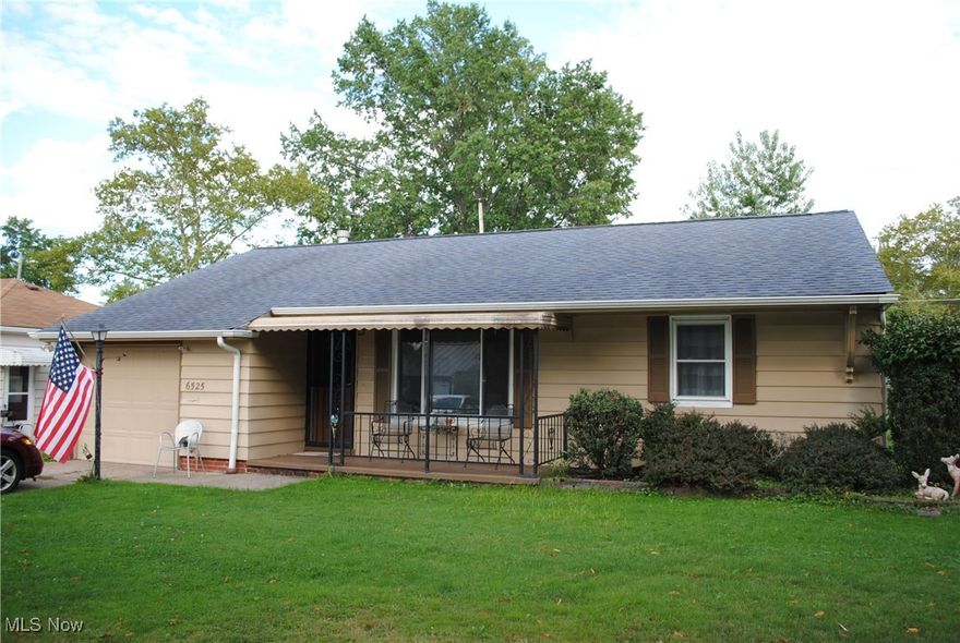 Wonderful Ranch home offer convenient one floor living on a great street.  Living room opens to eat in kitchen.  Bedrooms offer nice size closets.  Attached 1 car garage.  Front and rear porches provide the perfect place to enjoy the outdoors.  Backyard is fenced in with storage shed.  Driveway offers extra parking pad.  Great opportunity... call agent today.