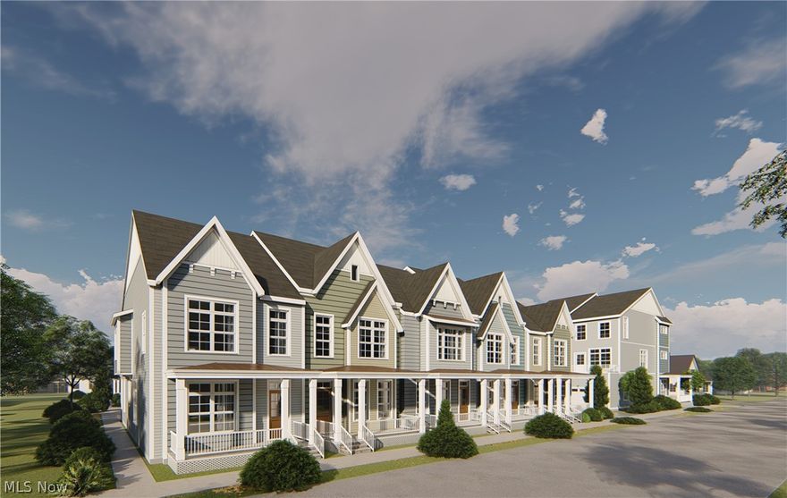 “Purchase this home in November and receive $1500 towards closing costs!”  $1,833 per month mortgage/interest – 0% down & no PMI w/Key Bank’s Key Community Loan!!Fulfill your city-living dreams in an area that values luxury and affordability. Knez Homes introduces Ashbury Pointe, an urban townhome community central in the Circle North neighborhood. This collection of townhomes is a flawless marriage of privacy and community. Just beyond your doorstep sits significant Cleveland landmarks that are dedicated to the city’s rising success. Residents of Ashbury Pointe border University Circle, Little Italy, and historic Cleveland museums. Become a local to one of Ohio’s most thriving yet historic communities that offers instant cultivation.
Circle North becomes even more enticing knowing that residents of newly-built homes are eligible for a 15-year tax abatement. The benefit is even stronger for qualifying employees of Case Western Reserve University, Cleveland Clinic, Cleveland Museum of