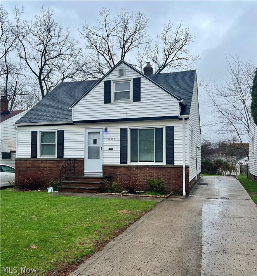 Great opportunity for a first time Buyer who is handy. This three bedroom Garfield Hts Cape Cod features nicely sized rooms with the third bedroom being the upstairs Dormer. House is in need of updating but has great potential with square footage of 1,218 sq.ft. Refrigerator stays but is left in "AS IS" condition, there is a full basement and no garage. Conveniently located close to shopping, library, restaurants, hospital and bus line. Home is being sold in "As Is" condition, buyer to assume city "Point of Sale" repairs. It is an Estate.