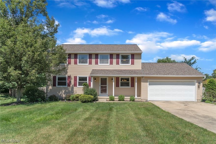 Beautiful move in ready 4 bedroom, 2.5 bath colonial located on a peaceful street in Medina. Many recent updates including: appliances, granite counter tops, updated 200 amp, furnace, hot water tank, windows, sliding glass door, and so much more. Owners suite includes a walk-in closet and full bath. Off the kitchen is a large deck ready for you to entertain guests while utilizing the  gas heated inground pool in the fenced in back yard. This home will not last schedule your showing today!