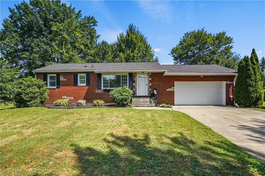Beautiful 3 Bedroom Brick Ranch located on a Cul-de-sac. The property is situated on over an acre of land. Many updates including New Quartz Counter Tops and backsplash, with under cabinet lighting, New LVT and carpet flooring throughout entire house. All new stainless appliances in first floor kitchen. New lower Sliding door and brand new Garage door.  Remodeled Bathroom with luxury flooring and higher end vanity. All rooms have been freshly professionally painted.  Home is nicely landscaped. Has a barn for storage in back. Most of home has updated plumbing.Theres a fenced area in back that used be the location of previous owners Above ground swimming pool. There is still electric and gas running back to this area for future pool. Dream location to live on this quiet street on top of Cul-de-sac with over an Acre of land!