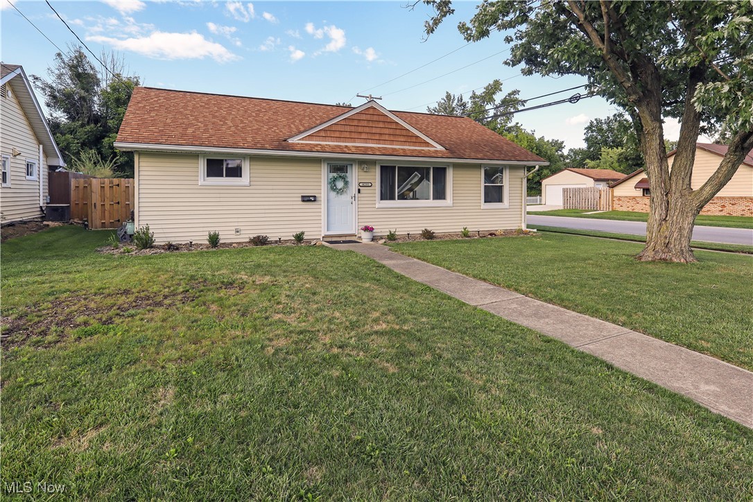 Welcome to this charming and move-in ready ranch! This fully remodeled 3-bedroom ranch may be cozy in size, but it lives large with a fresh and modern feel throughout. Step inside to find a brand-new kitchen featuring 43” cabinetry, stylish finishes, and all new appliances. The home also boasts new carpet, paint, new windows, LVT, and updated systems including HVAC, giving you peace of mind for years to come. Outside, enjoy a beautiful wood privacy fenced-in yard that’s perfect for pets, play, or entertaining. With everything updated and nothing to do but unpack, this delightful home is a perfect option for first-time buyers, downsizers, or anyone looking for a low-maintenance lifestyle.
