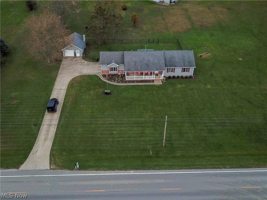 Just what the doctor ordered! Come take a quick look at this 3 bedroom 2 bath ranch set on nearly 2 acres in close proximity to Route 11 and the Village of Jefferson. Eat-in kitchen includes breakfast bar and all appliances. Spacious living room that has direct access to a deck and fenced back yard. first floor laundry, master bedroom with master bath and a full basement. 2 car attached garage, concrete drive and a heated 1 car detached garage. Better hurry on this one!