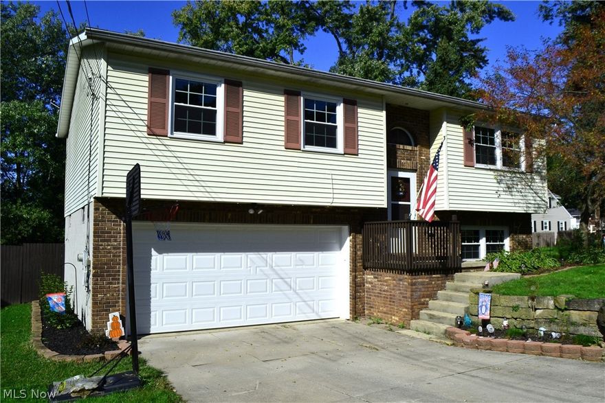 You won't want to miss this one! Absolutely nothing to do but move in. Nestled back in a quiet, established neighborhood, this fabulous home sits atop a private, fully fenced-in yard. Merely minutes from elementary, middle and high schools, ball fields, and the heart of Downtown Wadsworth. The main level of the home features an updated eat-in kitchen with new flooring, counters and backsplash (2018.) The living room and 3 bedrooms offer newer laminate flooring, and the full bath was a total remodel in 2018. In the lower level you will find a convenient half-bath, a finished bonus/family room, and an unfinished portion for all of your storage needs. All major components of this home have been replaced: Windows/doors (2014), roof (2014), furnace (2015), A/C (2011), and insulated garage door/opener (2018.) Walk out from the dining area to a huge, multi-level deck - freshly-stained - perfect for entertaining! Or it could be the ideal morning coffee spot where you might also decide to explo