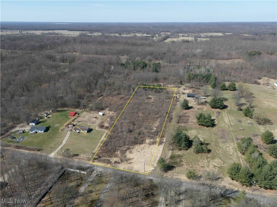 Escape to your own private slice of Ohio countryside with this beautiful 3-acre parcel located just a few miles from the quiet charm of Deerfield, OH. Tucked away in Portage County, this land offer the perfect blend of open space and wooded privacy - ideal for your forever home or weekend retreat.  It is a prime building site. The front of the property features flat, open area right off the road - perfect for easy access and immediate construction. Natural beauty: The remainder of the lot is partially wooded, offering a peaceful, secluded feel while still being just minutes from town. Ready for your vision: whether you’re planning a custom home, a cozy cabin or a homestead the flat terrain makes development straightforward and cost-effective. Enjoy the peace and quiet of country living without being too far from the conveniences of nearby communities. Don’t miss this opportunity to own a slice of Ohio’s natural beauty - COME ON OUT and see the potential for yourself!