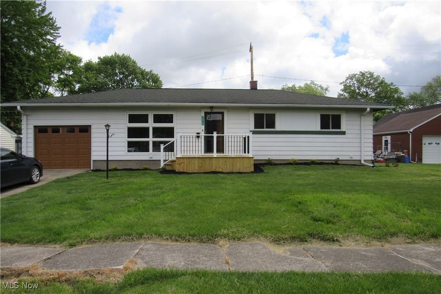 This is the one you've been waiting for. Completely remodeled from top to bottom. All new paint, flooring, new kitchen appliances, new front porch and breaker box. When you walk in you are greeted by loads of natural light and the openness of the living room and kitchen. Head down the hall to the remodeled bath with double sinks and the three bedrooms. Off of the kitchen on the back of the home is a wonderful 3 or 4 season room, sure to impress your guests. Easy landscaping and yard to care for, giving nice curb appeal.