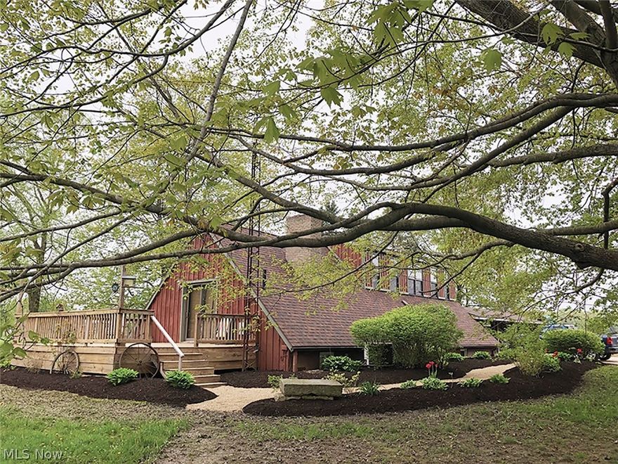 39.9 Acre Farm With A-Frame Home – Three-Car Garage – 48 X 105 Pole Building Built 2010 – Corn Crib – High-Tensile Pasture – Mecca Twp. – Trumbull Co. – Maplewood LSD – Mineral Rights Owned By Seller To Transfer - ABSOLUTE AUCTION, owner relocating, out of state, all sells to the highest bidder on location: SATURDAY – JUNE 8, 2019 – 10:00 AM, REAL ESTATE SELLS AT 10:30 AM. Real Estate: Unique A-frame home built 1952. Main level features eat-in applianced kitchen with pantry, living room with pellet stove, 2 bedrooms with possible 3rd bedroom or office, laundry room/utility room, washer and dryer, full bath, 2nd level with master bedroom with private bath, walk-in closet, additional 1/2 bath, family room with exposed beam cathedral ceiling with access to deck, third-level bonus room with knotty-pine walls. Three-car attached garage plus a mudroom. Home has new shingles in 2016 garage shingles 2019. Drilled water well with softener, private septic new 2006, breaker electric, 48 X 104 pol