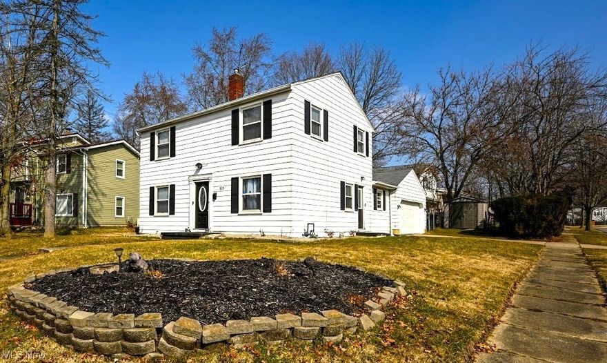 Be prepared to fall in LOVE with this 4 bdrm,  2 1/2 bath colonial that is MOVE IN READY boasting over 1,800 sq. ft. of FINISHED living space !! Attached 2 car garage on a large corner lot, FENCED IN back yard perfect for kids & pets, plus a patio ready for cookouts. Excellent location with sidewalks and walking distance to schools. 
The spacious living room with hardwood flooring is perfect for entertaining with plenty of windows for natural light. 
The galley style Kitchen has abundant cabinet space with CATHEDRAL ceilings, tile flooring, recessed lighting and all NEW STAINLESS STEEL APPLIANCES. Conveniently located on the main floor is a full bath, half bath and FIRST FLOOR LAUNDRY off of Kitchen with washer & dryer that STAY!  Plenty of dining space to sit and enjoy a hot meal in the eat in Kitchen or dedicated formal dining room. Upstairs you will find all 4 bedrooms with new carpet and a full bath , all freshly painted. Need more room to roam, the NEW partially finished basement/rec room is the perfect place to hang out with family and friends. 
This home has many updates including: NEW PAINT through out 2024 ,NEW APPLIANCES in kitchen 2024, NEW CARPET in bedrooms,  partially FINISHED BASEMENT with carpet 2024; NEW GARAGE DOOR and opener 2023 ;NEW FURNACE, CENTRAL AIR &  sewer line to street and WATERPROOFED basement in 2020. New HOT WATER TANK 2016.