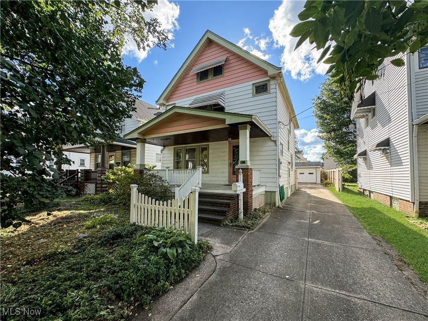 This well-maintained Old Brooklyn home offers a blend of historic charm and modern updates. The upgraded kitchen benefits from updated cabinets, countertops, a breakfast bar, and an exposed brick chimney, making it perfect for both entertaining and everyday use. 

 The living and dining areas feature original hardwoods, built-ins, a decorative fireplace, and a window seat overlooking the backyard. 

 Upstairs, there are three spacious bedrooms, one with a walk-in closet and finished attic access, and another with a bonus space suitable for an office or craft room. The updated bathroom features porcelain tile and a luxurious tub compete with rain shower. 

 Outside, the home features an ample sized deck that is perfect for relaxing and entertaining, a private backyard with a new fence, and a welcoming front porch. 

With an updated electrical panel, central air, and a newer furnace, this home is ready for you to move in with confidence.