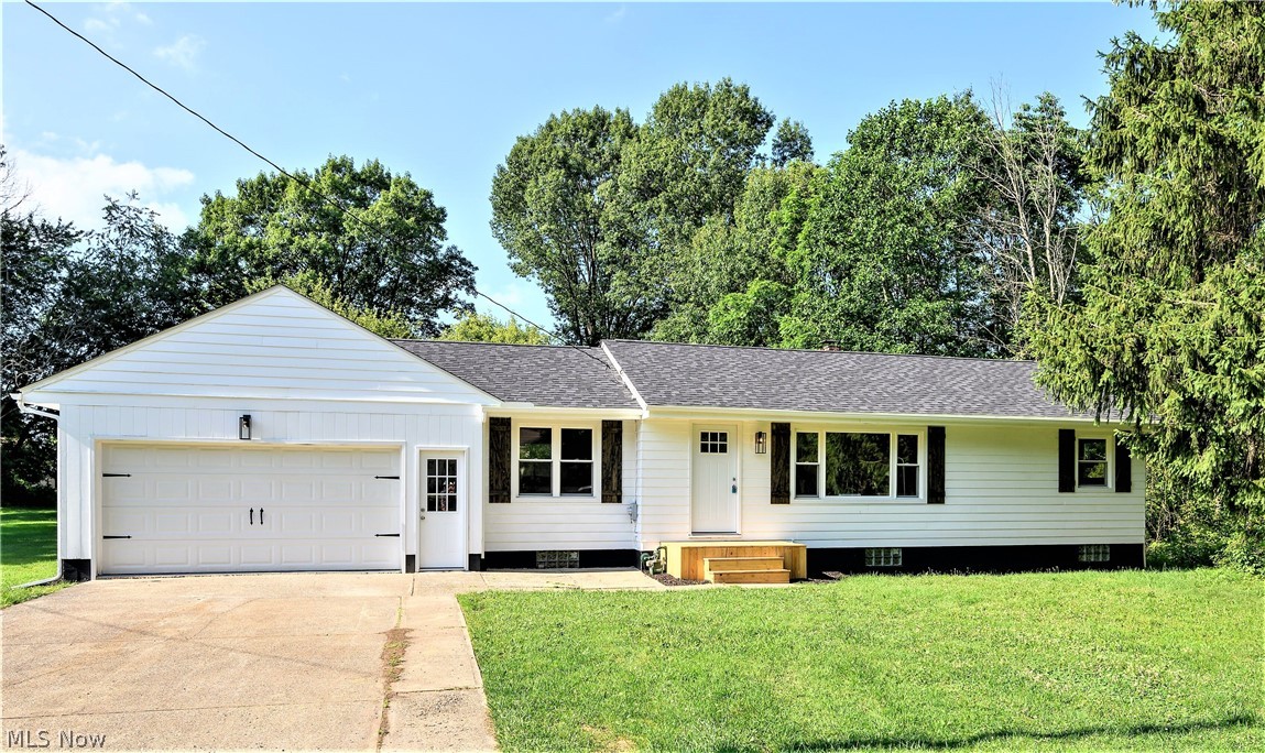 ** Beautiful Completely UPDATED Ranch In A Prime Location @ The End Of A Dead End Street! *75 Acres of Woods/Fields Beside It (No Neighbors On That Side) And A Great Half Acre Back Yard W/Fencing Behind, Contribute To The Serene Setting Of Relaxation When Coming Home! *Remodeled Low Maintenance Living *25 Ft Long Master Bedroom, WOW! *Updates Include: NEW ROOF W/Dimensional Shingles And WARRANTY, ALL NEW WINDOWS Including Basement Glass Block, NEW Ameristar FURNACE & CENTRAL AIR CONDITIONING, NEW A0 Smith Signature Series H20 TANK, NEW ELECTRIC PANEL, Freshly PAINTED EXTERIOR & INTERIOR, GARAGE DOOR, Custom Built Barn Style Shutters, NEW LUXURY Waterproof Distressed Gray FLOORING, All Bdrms NEW Reclaimed SHAW CARPET, Submersible WELL PUMP, PEX PLUMBING, Front PORCH *NEW LIVING RM Remodel W/Floor To Ceiling SHIPLAP Accent Wall OPEN To Dining By A 5 Ft. Wide Added Cut Out *Formal Dining W/SHIPLAP Accent Wall Open To Kitchen! *NEW KITCHEN Completely Renovated NEW LAYOUT W/White Arcadia Sh