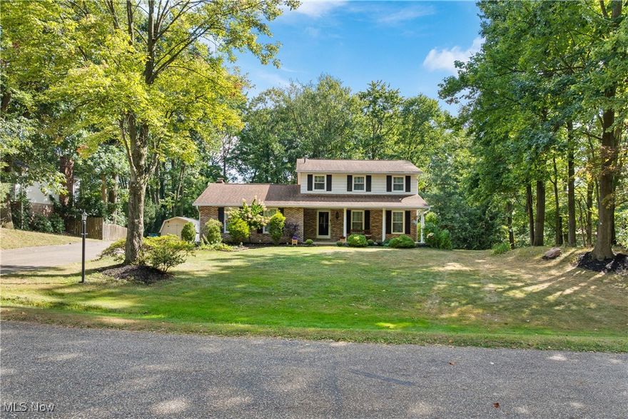 Easy access to everything; Belden Village, Akron and Canton. Country setting with spacious 3/4 acre lot. Owners are downsizing to new construction to be completed in November or perhaps sooner. Large sun room overlooking ravine. New windows in 2022, roof shingles and leaf guards in 2015, new septic in 2025, new furnace and CAC in 2020, upgrade to 200 Amp electric in 2015 and new water heater in 2023. Stair lifts will removed prior to closing.