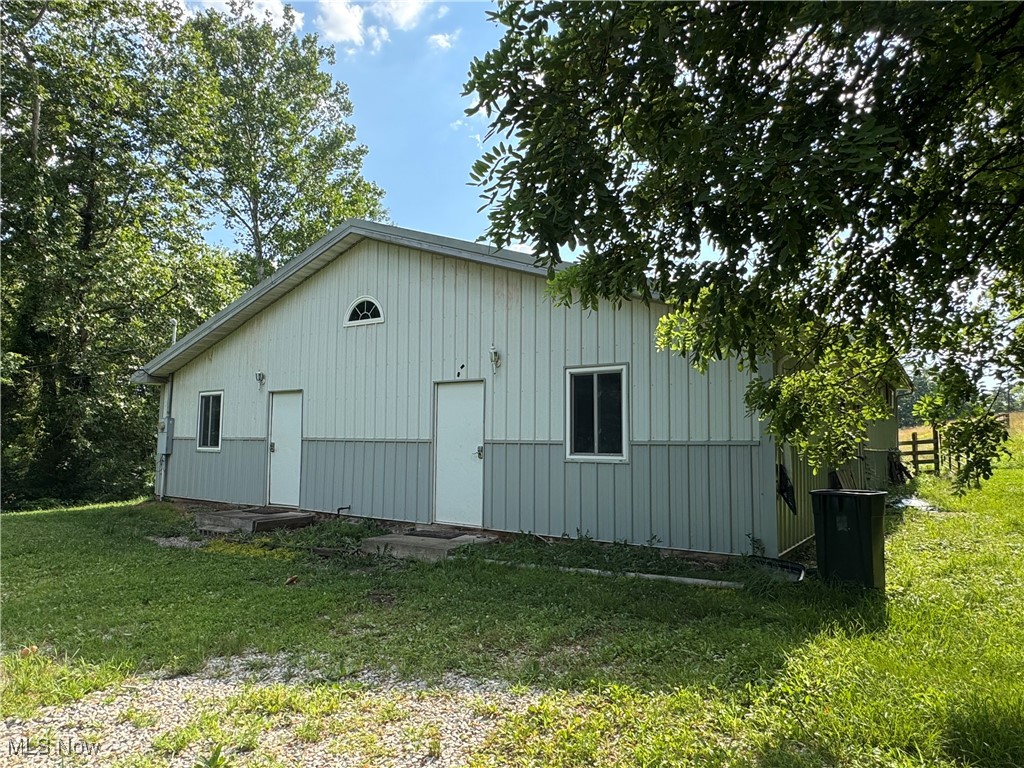 CALLING ALL INVESTORS! This one of a kind property offers 3.10 acres and is located just minutes from I-77 and Wood County Airport with easy access to both Marietta and Parkersburg. Looking for additional income, then this may be the property for you. The property features a ranch style duplex with 2 units both offering an open living room and kitchen combo, bedroom with large walk in closet and full bath with tub/shower. The units are mirrored and have a private, shared laundry room/storage room in the middle of both units. Amenities include kitchen with nice cabinetry, range, refrigerator and table space, over 500 sf in each unit GFA with CAC system, metal exterior siding, metal roof, 200 amp service, 3-4 parking stalls per unit and as an added bonus this property offers 42 x 32 barn with pastures.
CALLING ALL HORSE AND LIVESTOCK LOVERS! Live in one unit and rent the other ....OR rent both. Rent out the stalls to fellow animal lovers to house their FFA animals or board their horses in the 42 x 32 barn that offers 5-6 stalls, has electric and water, hay loft, newer fencing and 2 pastures on a couple acres. Lots of possibilities!
THINKING OF BUILDING? Drive down your driveway with horses or sheep in the pasture beside you as it leads back to your newly built home site. You could sit on your front porch with your morning coffee and watch the animals in the pasture graze. The 2 unit rentals will bring you additional income as well as renting out stalls or let the barn house your own livestock and just rent out the 2 units.
IMMEDIATE POSSESSION ! MOTIVATED SELLERS. PRICED BELOW RECENT APPRAISAL.