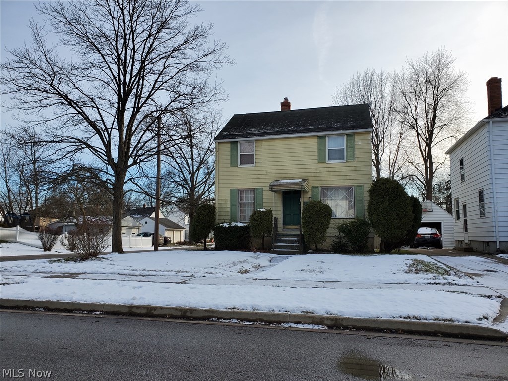 This home has character and spacious rooms. Large dining and living room with hard wood floors. Very clean but needs some repairs and cosmetic work. Being sold "as is".