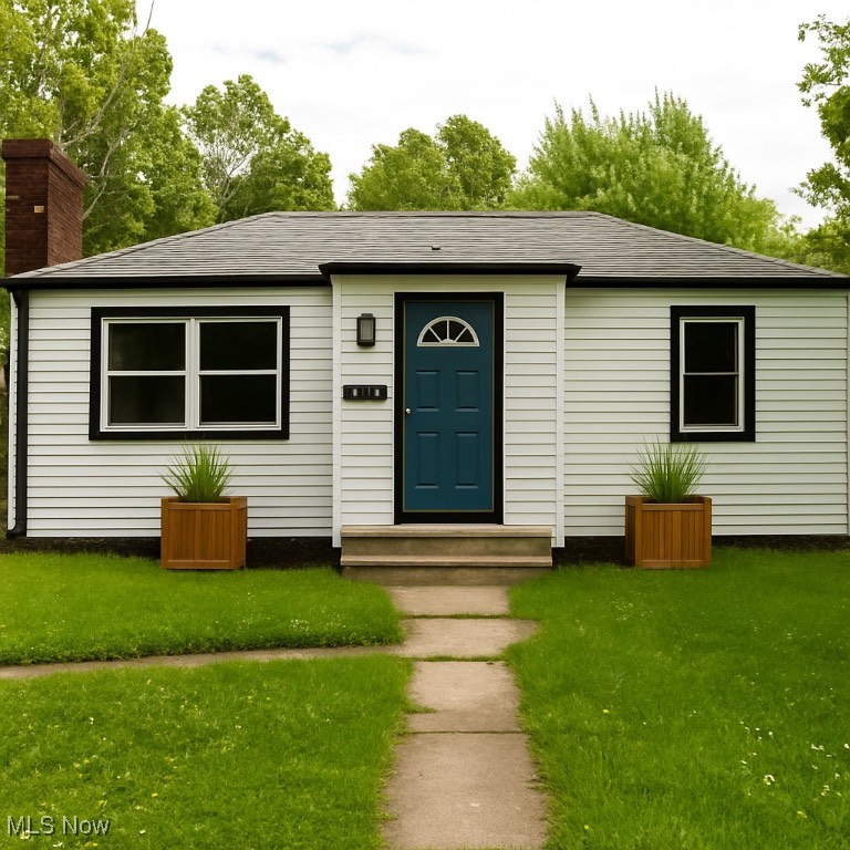 This beautifully renovated 3-bedroom, 2-bath ranch offers both space and style with a thoughtfully designed split-bedroom layout—one full bath en suite to the primary and another in a separate wing for added privacy. This home features deep closets, and extra storage above the garage, and plenty of room for a storage shed or out building in back. This home was taken down to the studs and rebuilt, it features wide hallways, new HVAC, duct work, electrical panel and wiring, plumbing, windows, vinyl siding, flooring, and a complete kitchen remodel with quartz countertops, soft-close cabinetry, stainless steel appliances, and a center island with breakfast bar seating. A custom wet bar next to the fridge adds extra storage and function.
Both bathrooms have been fully updated, including a quartz vanity and step-in shower in the en suite, and a convenient bathtub/shower combo in the second. All new light fixtures, custom paint, and carefully curated finishes throughout give the home a cohesive, modern feel. Main-floor laundry adds everyday convenience.
Situated on a generous lot that backs to a wooded property line, the backyard is peaceful and private. The 1 and a half car garage features a sliding door that opens to the yard—ideal for entertaining or relaxing.
Crafted with care and a designer’s eye, this home reflects the quality and detail that’s gaining recognition in local renovation projects. Just minutes from Oberlin College, downtown shops, and restaurants—plus easy access to North Ridgeville, Elyria, downtown Cleveland, and even Cedar Point.