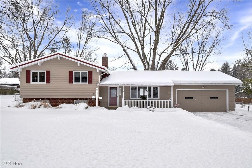Prepare to be moved!  8377 Akins Rd in North Royalton has been lovingly cared for by the same owners since 1987. This 4-bedroom, 1.5-bath, 1700 square foot split-level home feels welcoming from the moment you arrive. Step into the main level and you’re greeted by a comfortable living room that flows right into the dining room, where sliding glass doors lead out to the backyard. The updated kitchen is both functional and inviting, featuring double wall ovens, a gas range, and plenty of cabinets for all your cooking needs. A spacious family room offers a great place to relax or gather with friends and family. A flexible lower level bedroom works perfectly as a home office, guest room, or hobby space, and an updated half bath completes this level. Upstairs, you’ll find two nicely sized bedrooms with hardwood floors, along with a primary bedroom that also features hardwood flooring and shares an updated full bath. The basement adds even more value with laundry and lots of extra space for storage, a workout area, or a bonus room. Outside will have you dreaming of summer days around the above-ground pool and deck.  The large fenced yard includes a storage shed. The garage includes a 220-volt electrical line, making it ready for an electric vehicle and modern living.  Located near parks, highways, shopping, and restaurants.  This well-loved home is ready for its next chapter—come see why it’s been cherished for decades.