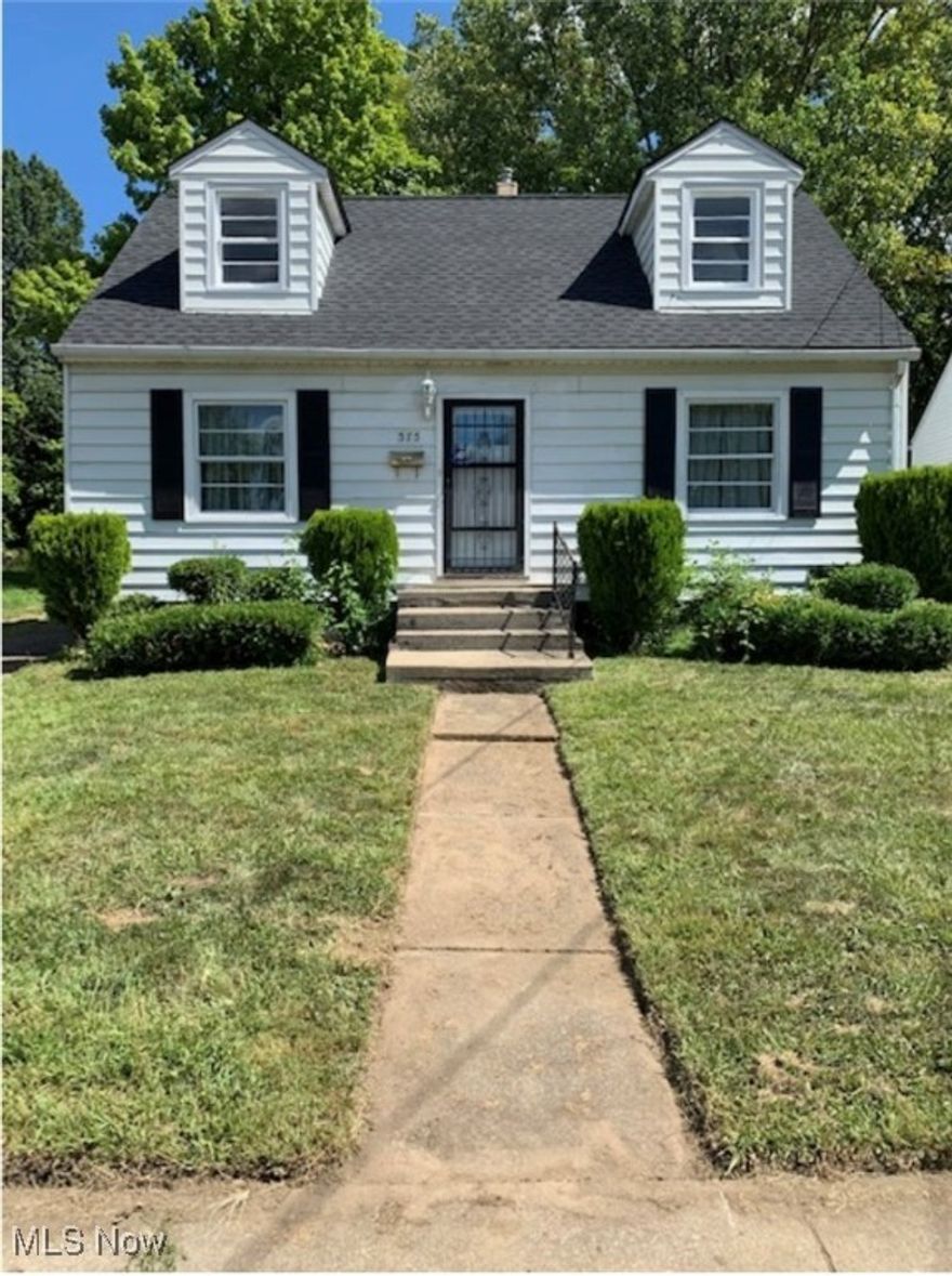 Welcome to 575 Noble Avenue! This charming three-bedroom, one-bath Cape Cod features classic character and smart, functional updates. Updates include, new roof (2023) new furnace (2023), new windows (2024), new appliances (refrigerator and stove), and new exterior doors. Move-in ready! Featuring freshly painted walls and freshly stained hardwood floors throughout. There are two main-floor bedrooms and a full main-floor bath ideal for convenience, accessibility and long-term living. The clean, dry, freshly painted basement offers flexible space for storage, a home office, gym, or recreation area. Spacious backyard perfect for pets to roam and children to play— schedule your showing today!