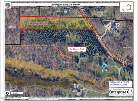 Vacant Land For Sale - 7890 Brigham Road<br/> Gates Mills, OH 44040