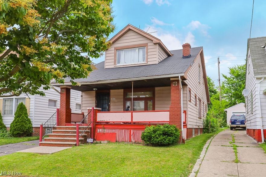 This large single-family home is a solid way to build your rental portfolio! Fully occupied, the property rents for $900 month-to-month lease. It has over 1,700 sqft and 5 bedrooms and 2 full baths. There is a large covered front porch, paved driveway for off-street parking and back porch. Located on Cleveland's east side, the property has easy access to highways and Downtown Cleveland, and is close to food, shopping, and public transit. Great opportunity with this occupied single family! Reach out to learn more