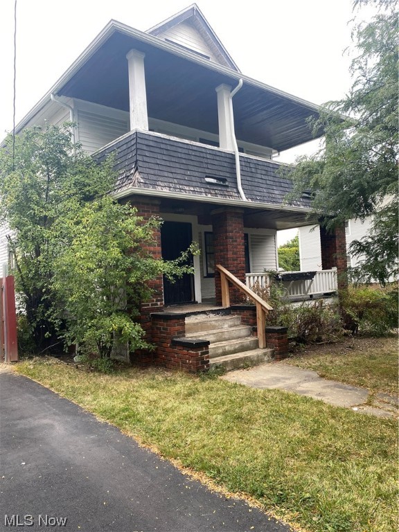 This property is ideal for an investor or an owner occupant buyer who wants to income from the first floor unit to offset the monthly expenses. The natural wood windowseat, drawers, door frames and lead glass cabinets are marks of the character this century home exhibits. Each unit boosts a large dining room, kitchen and living room with a beautiful fireplace. Such space is ideal for gatherings and celebrations. The third floor simply needs a few finishing touches so it can be rented for additional income; it has a bedroom and half bath. With just walking distance from Shaker Heights, you'll enjoy its amenities, such as the library, shopping, dining and banking. Or take a five minute drive to the new Van Aken District. Roof was replaced as a complete tear off in 2020.