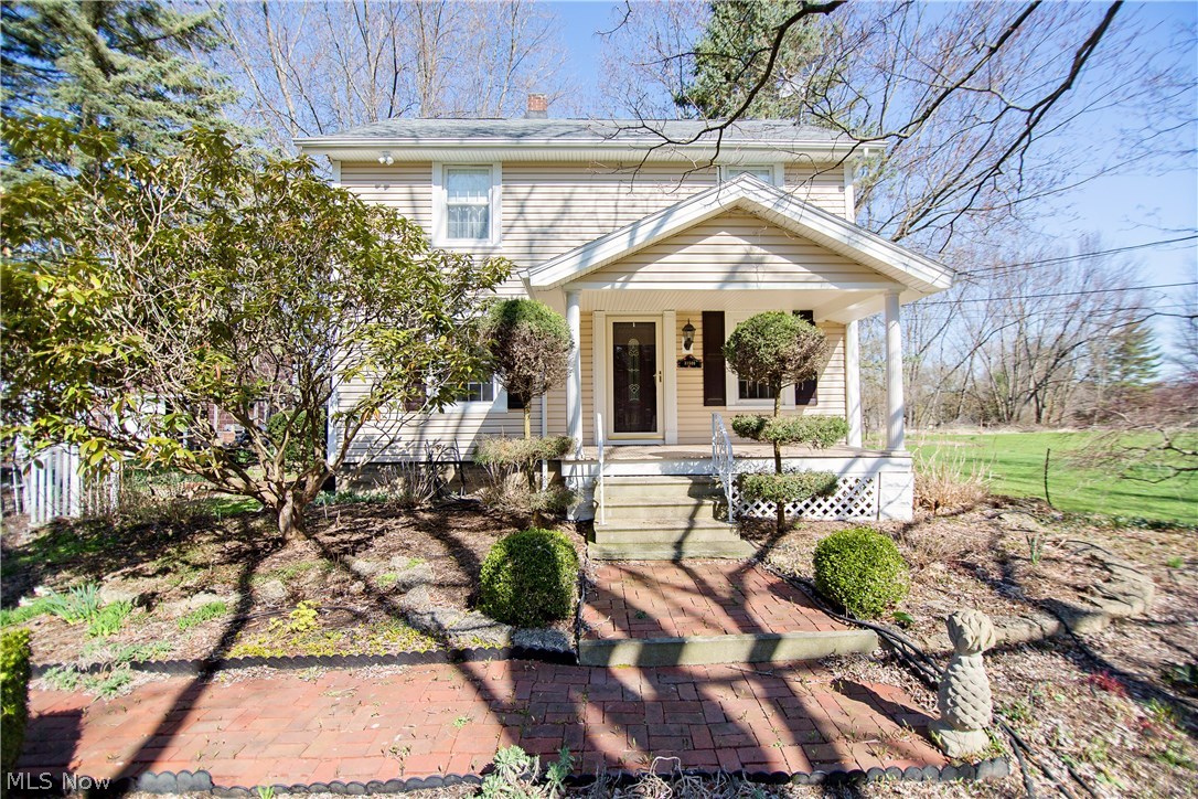 This is truly a one-of-a kind property that you don't see on the market very often! This charming and updated 1930 colonial style farm homestead is situated on a 2.21 acres on a scenic property. The home boasts 3 bedrooms, 2 bathrooms with 1482 sq ft of finished living space with all kinds of unique and tranquil scenery on the entire property. As you follow the red brick pathway leading to the home you'll notice a gorgeous & calming water feature that really sets the tone for the entire experience. You'll find that the siding as been updated with vinyl siding as well. Once you've reached the front door, you'll be greeted by a welcoming front porch. Upon entering the home, you'll be sure to feel right at home. To the right is the family/living room space & to your left is a formal dining room w/ hardwood flooring & crown molding. The kitchen has been completely updated including kitchen cabinets, counters & hardwood flooring. The charm continues upstairs where you'll find the master suite w/ hardwood flooring & 2 additional bedrooms & a full bathroom. The basement has finished space, full bathroom & lots of storage room. The outside has a detached 2 car garage/outbuilding 30x40 & to the rear of it is a closed in all season room connected to a huge tiered deck, a waterfall feature and a gazebo. The additional outbuilding 40x30 has a bay door with loads of room and a horse stall. THIS IS A MUST SEE!