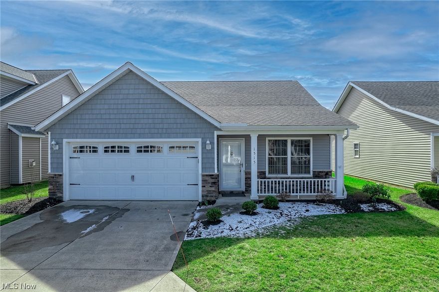 Welcome to this 55+ community of The Greens of Mapledale which borders Pine Ridge Country Club. This move in ready, 2 bedroom, 2 bath free-standing condo offers the best in one floor living! Natural light floods the Living Room, which features a vaulted ceiling, and sliders to a patio with views of the neighborhoring golf course. The Living Room shares an open floor plan with the eat-in kitchen featuring breakfast bar and white cabinetry. Off the Master Bedroom with double closets is an en suite bathroom with shower/tub and two linen closets. The second bedroom has double closets and extra wide pocket doors.  Rounding out this home is the second full bath, first floor laundry room, and 2 car garage with pull-down attic access for extra storage. Great location offering easy accessible to freeways, shopping and fine dining! Schedule your private viewing today!