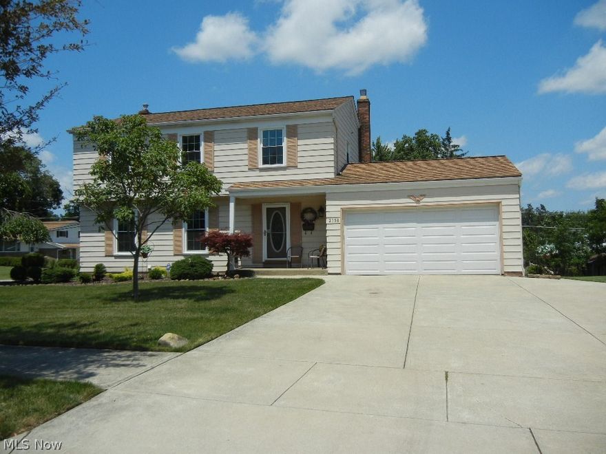 Beautifully maintained 4 bedroom, 2.5 bath Parma colonial with a convenient 2 car attached garage! Recent updates include: New furnace, air, humidifier, and  thermostat '10; new windows, '09; new roof in '01; new roof on Gazebo '14; new disposal July '17; and a newer driveway with extra room! Lovely living and dining rooms, updated kitchen with ceramic tile floor and plenty of cabinets, updated baths (and one is off the master!), cozy family room features a pretty fireplace and newer sliding doors which lead to the deck, patio and gazebo! Half bath is just when you come in from the garage!  Upstairs are 4 generously sized bedrooms and 2 full baths! The basement is finished on one side and has a utility area on the other. Plenty of storage throughout! A spacious yard is just the ticket for parties, get togethers or fun for the kids!