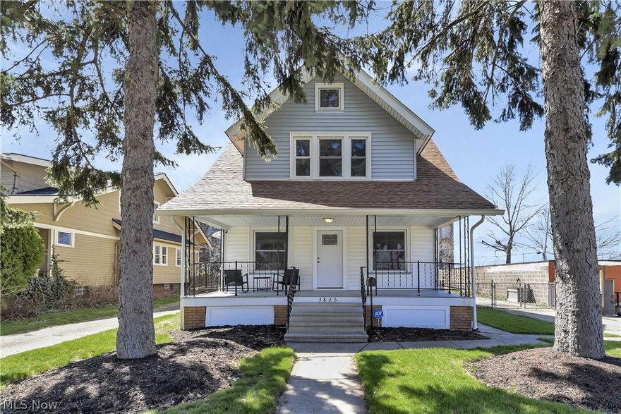 Beautifully updated kitchen is an entertainment dream! High end appliances including down draft gas stove that can be operated via an App on your Smart Phone. Open to formal dining room with vintage built-ins. Today's colors and finishes throughout. Newer windows and roof. Three bedroom, 1.5 baths. Full basement for additional hang out space. Walk-up attic gives you loads of possibilities. Third bedroom has three season porch. Main bedroom has two large closets. Great Kamms Neighborhood!!