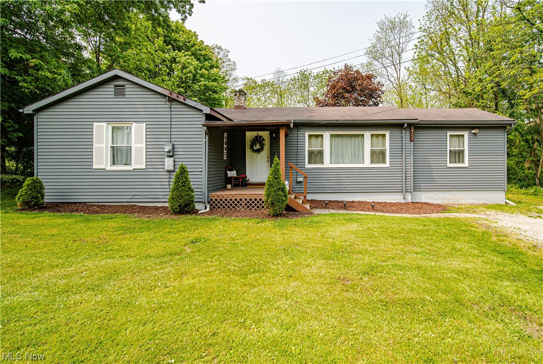 Located just outside of Geneva's city limits in Harpersfield Township is this 3 bedroom,1 bathroom cozy ranch home. Upon entering the home, you will be met with the airy open concept in the main living areas which are adorned with modern updates. Natural light and tasteful decor in every respect of the home. The kitchen has newer appliances (2019), slow-close cabinetry, and updated counter tops. There is a new water softener system (2022) and hot water tank (2021). Laminate flooring flows throughout the home and takes you from room-to-room. The updates carry into the bathroom, which has newer plumbing for the sink and bathtub (2022). The property is lined with trees giving the .41 acreage a private country charm and a park like back yard that is surrounded by a nature preserve which connects To Shandy Hall. If you love "Wine Country", you have found the home for you. 10 wineries all within a 10 minute drive to enjoy if you feel compelled. Call your agent today to make this charmer your