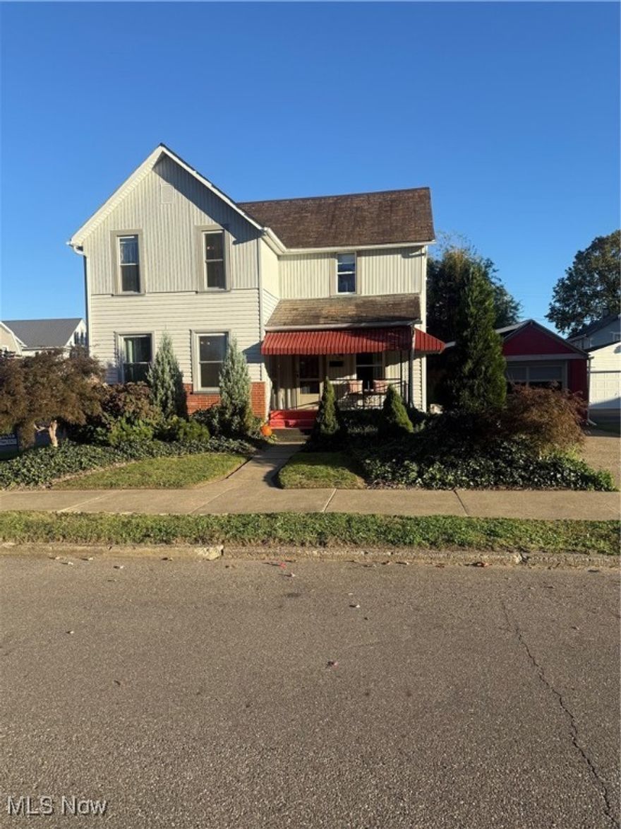 3 bedroom, 1 bath. Has been utilized as a single family rental, most recently at $1300 per month + utilities. Was professionally cleaned including carpet. Exterior bamboo was trimmed. Exterior entry to basement also. Home has been well maintained. Thorough touch ups including painting between tenants. Covered roof on side of garage protects from weather. Patio slider accesses back deck and secluded area. Vinyl replacement windows. Furnace filter changed regularly. Largest bedroom has 2 closets. Spacious bedrooms. Corner lot. Owner maintained all plantings and tenant was responsible for mowing.