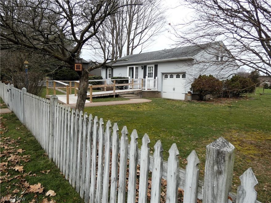 Welcome to this delightful 3-bedroom, 1-bathroom ranch-style design located in the desirable Oak Grove area. Beyond its charming picket fence lies all that is suitable for single-floor living, offering both comfort and accessibility. Nestled on a tranquil dead-end street, this property offers you a prime location within a great neighborhood. Step inside to discover the convenience of first-floor laundry, complete with washer and dryer included. In addition, the main level of the home offers a spacious living room and 2 bedrooms, all with brand-new carpet, a very nice bath with a jacuzzi-style tub, and a bright eat-in kitchen featuring plenty of cabinet space. With pretty views and a spacious, level lot, this home invites you to enjoy the outdoors in style. Whether you're seeking tranquility or a sense of community, this residence promises the best of both worlds. Don’t miss this fantastic opportunity.